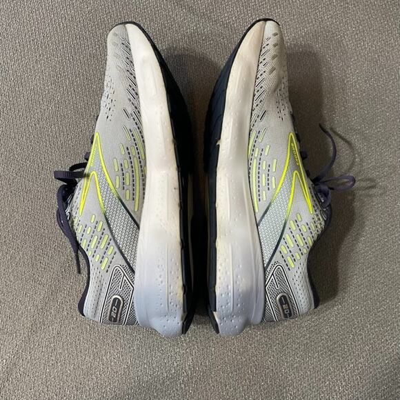 Brooks Women's Glycerin 20 Neutral Running Shoe - Light Blue/Peacoat/Nightlife - - Picture 9 of 13